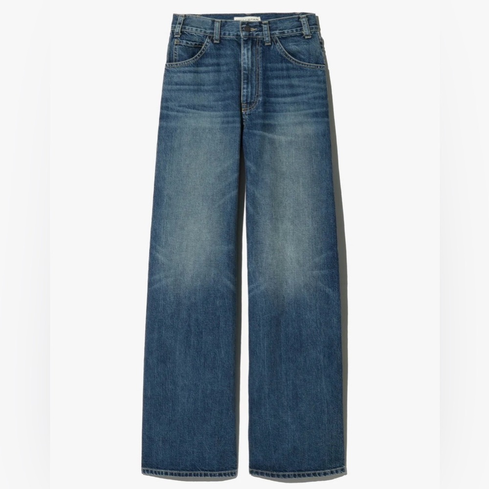 Nili Lotan Dark Blue Flare Jeans - Picture 4 of 7